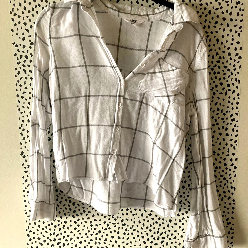 Jack by BB Dakota Striped Button Down—XS